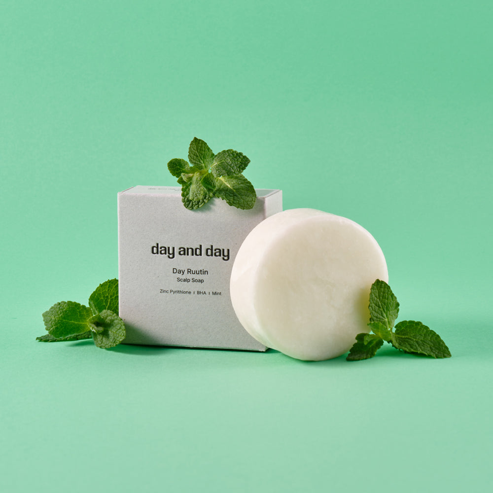 데이루틴 스칼프솝 쿨, 지성용 샴푸바, 민트, 친환경포장, Day Ruutin Scalp Soap Cool, Shampoo bar for oily sclap, mint, plastic-free package