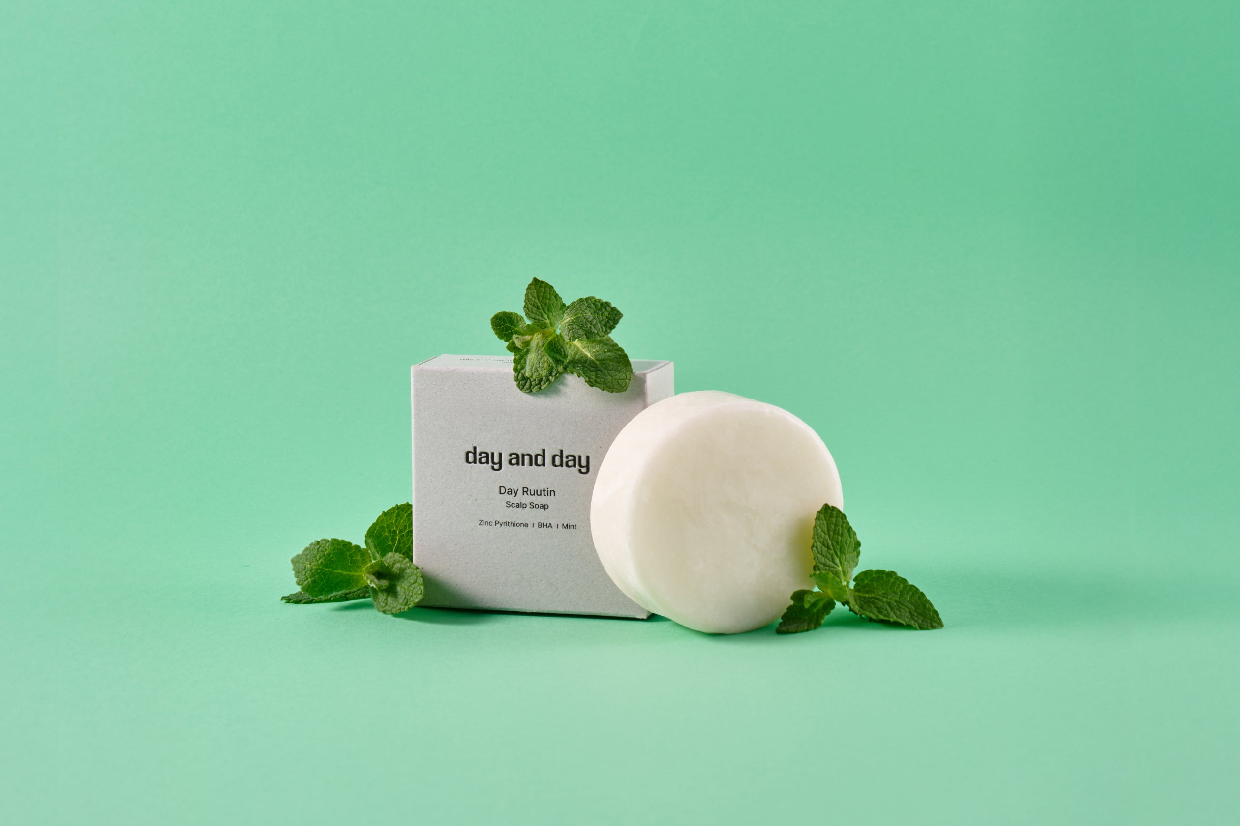 데이루틴 스칼프솝 쿨 포장, 페퍼민트, Day Ruutin scalp soap cool package, pepper mint